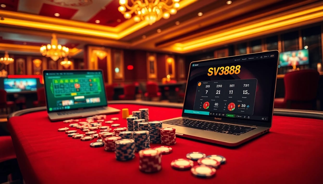 Experience thrilling online gambling with SV388's exciting casino games and poker tables.