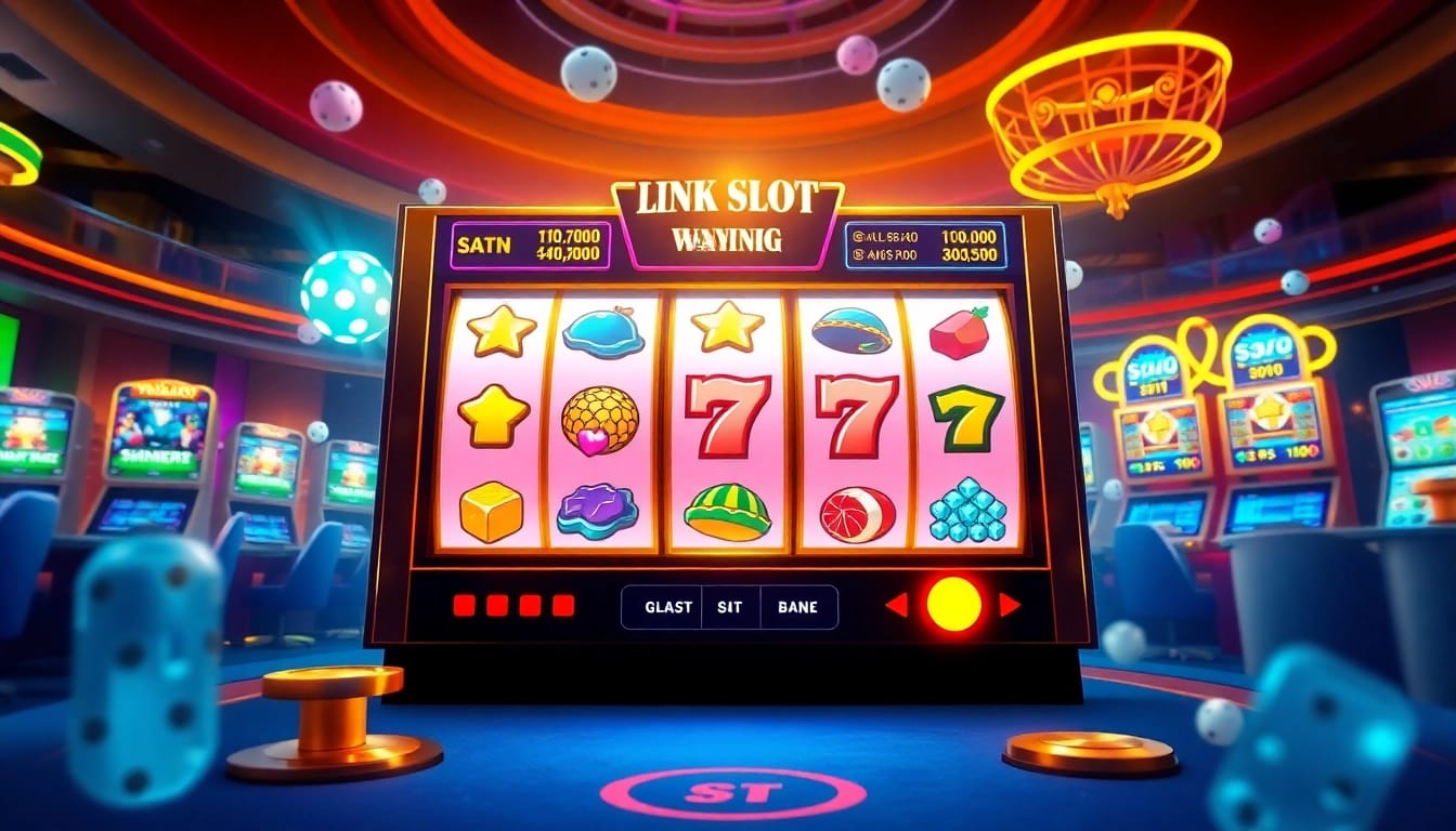 Experience thrilling gaming at link slot pulsa with vibrant online slot machines and dynamic gameplay.
