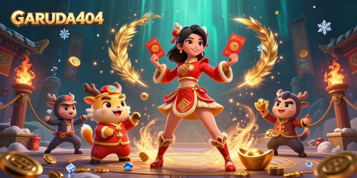 Experience luck and excitement on GARUDA404 with festive Asian themes and vibrant gaming elements.