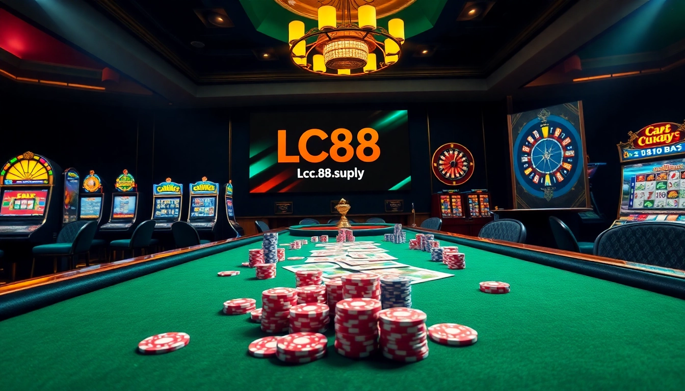 Experience high-stakes gambling excitement at https://lc88.supply/ with vibrant casino visuals.