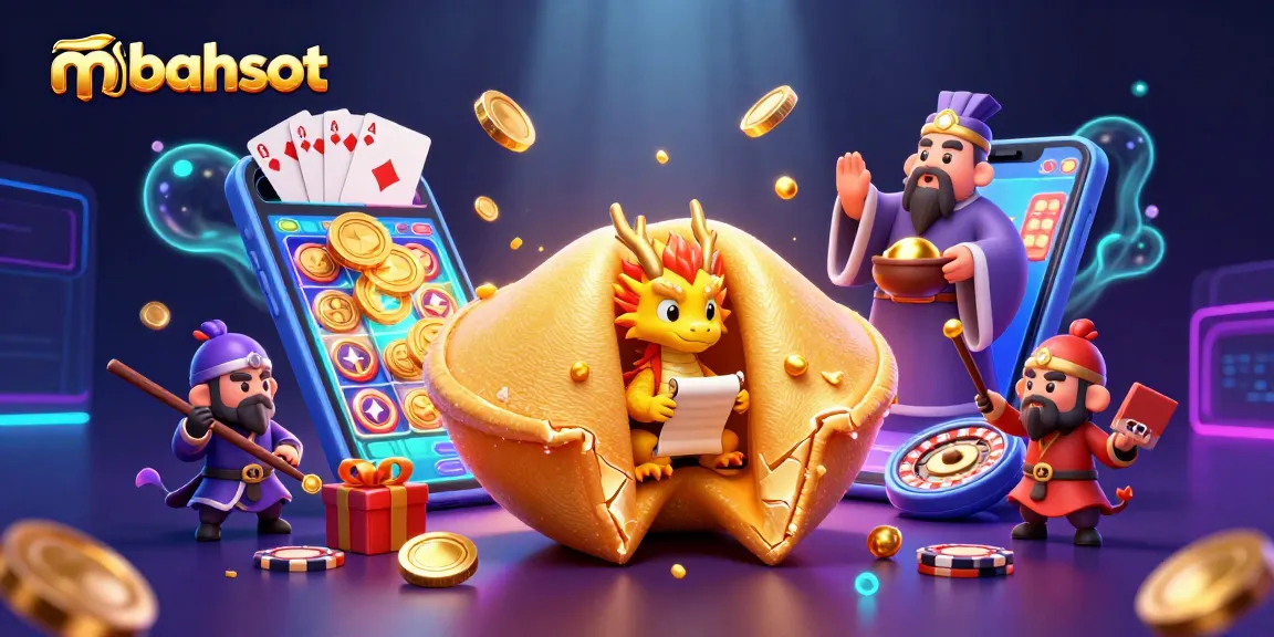 Mbahslot menghadirkan ilustrasi 3D yang kaya dengan naga bijak dan koin emas dalam suasana kasino