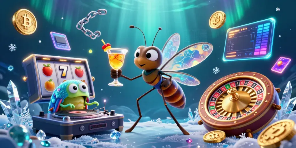 Slot gacor dengan simbol buah dan jackpot, perayaan kemenangan di RAYA22.
