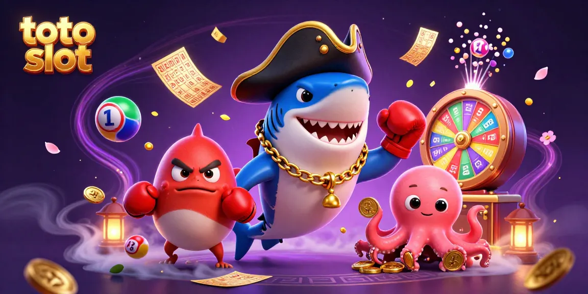 Toto slot menawarkan aksi menarik dengan ikan hiu, ikan puffer, dan gurita bertema kasino untuk pengalaman bermain yang seru.