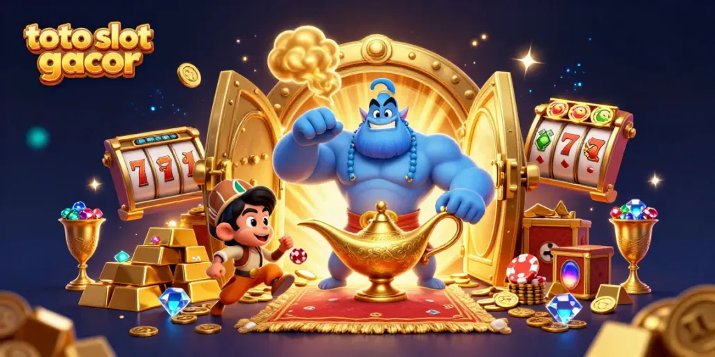 Menangkan pengalaman toto slot gacor dengan genie, koin emas, dan mesin slot