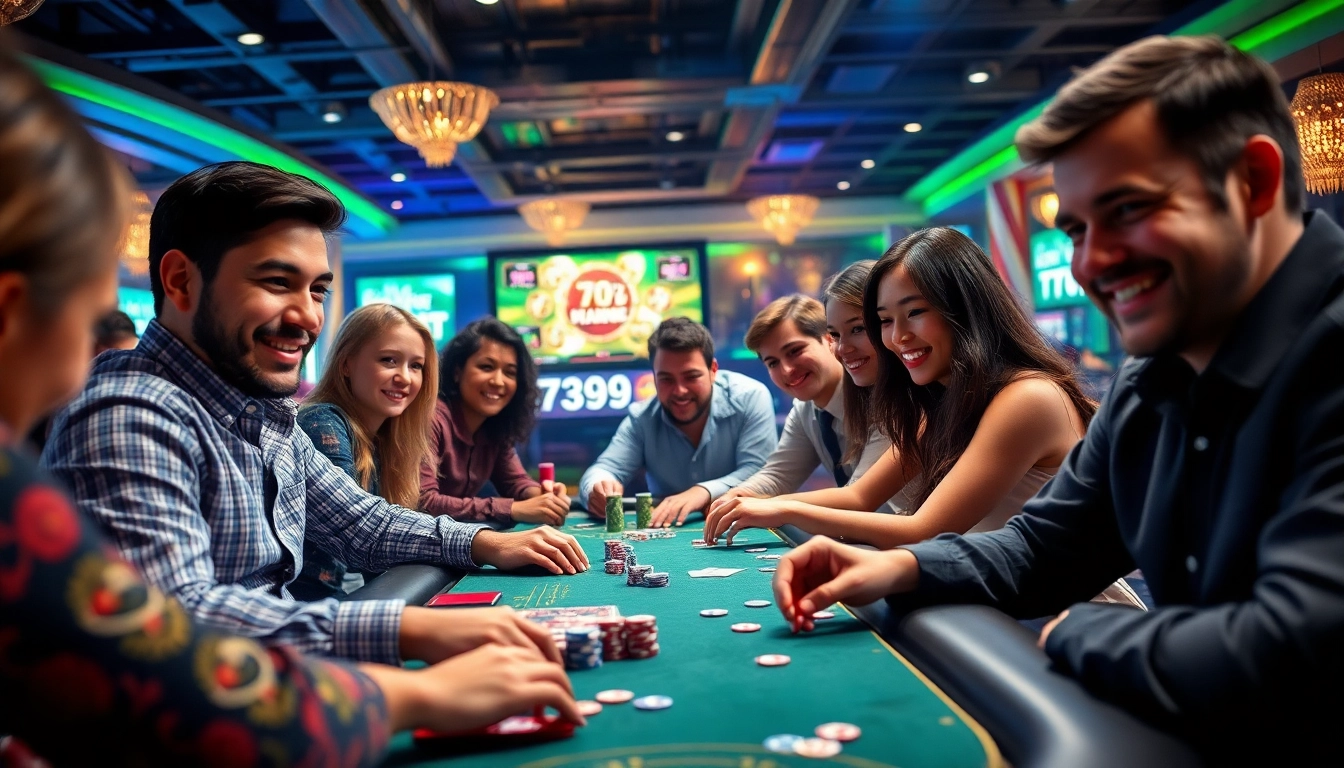 Players enjoying games at https://789beta2.com/ showcasing excitement in an online casino environment.