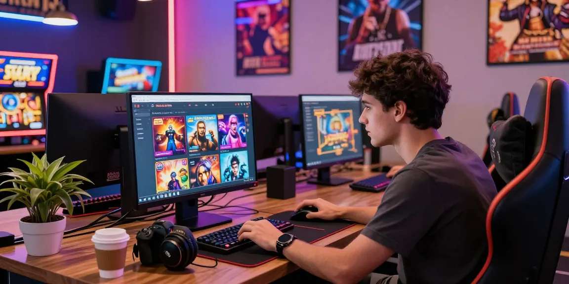 Engaging rajaberas88 online gambling experience with colorful gaming interface and accessories.