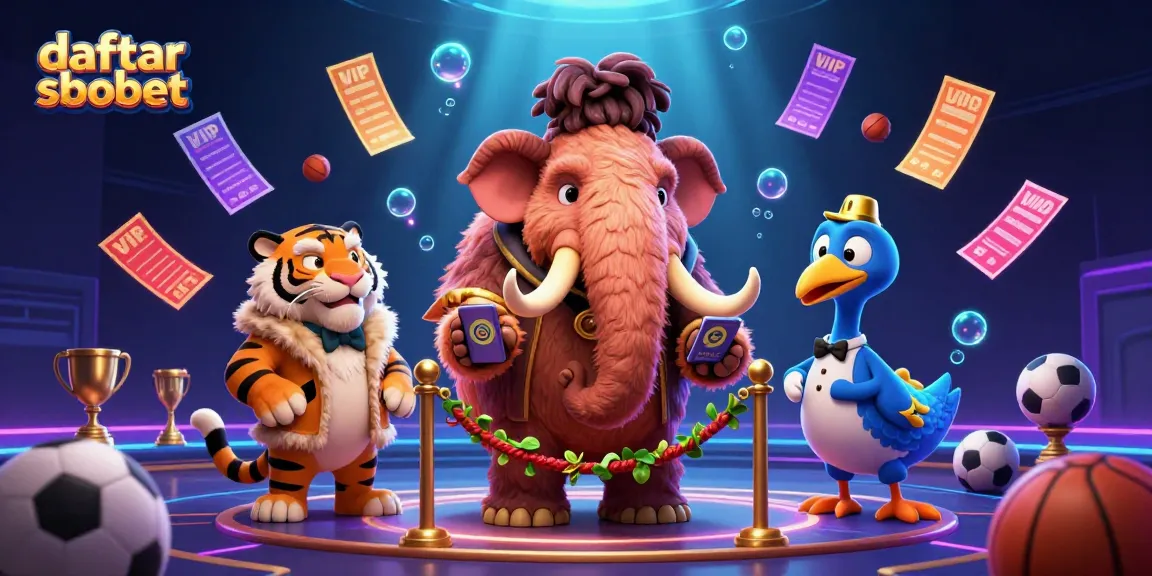 Engage in sports betting action with daftar sbobet featuring vibrant characters and dynamic game elements.