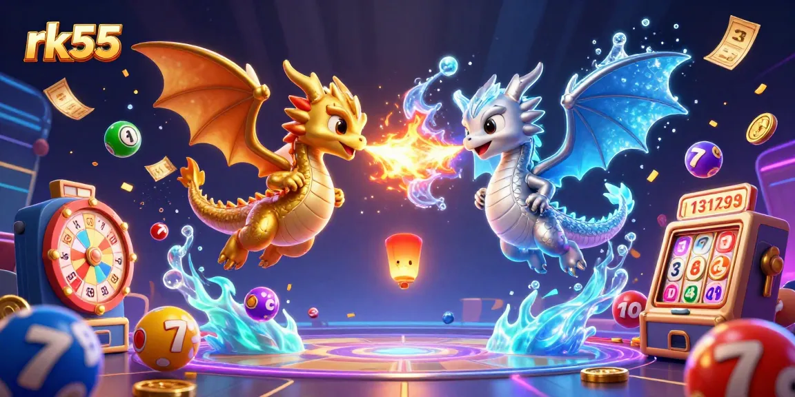 Experience thrilling rk55 gameplay with dynamic dragons and vibrant gaming elements.