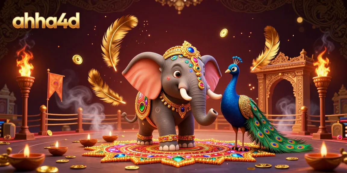 Experience exciting games at ahha4d; a vibrant scene with colorful characters and dynamic casino elements.