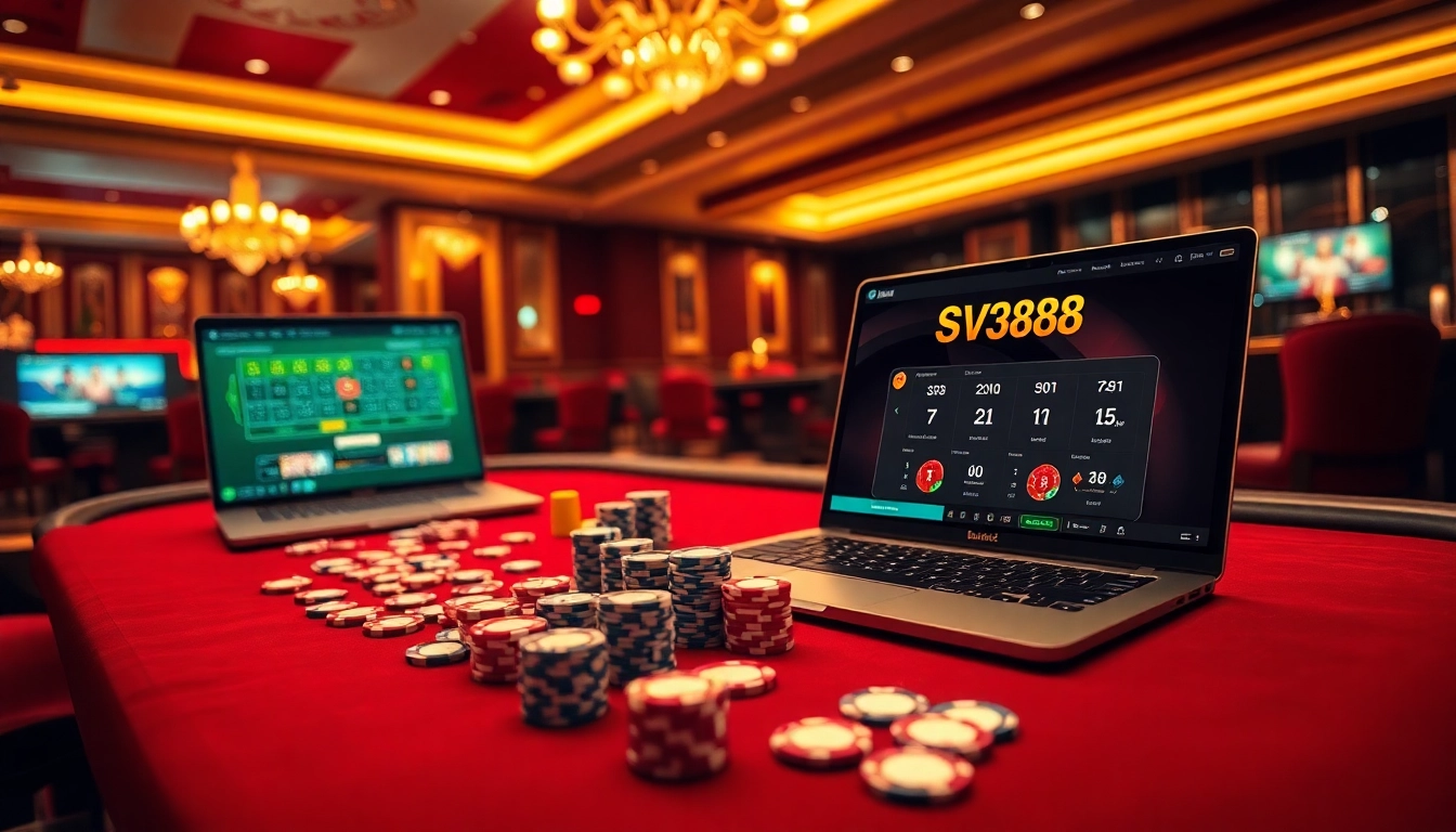 Experience thrilling online gambling with SV388's exciting casino games and poker tables.