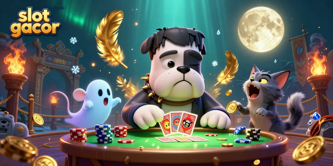 Slot gacor menarik peluang menang besar dengan karakter unik dan simbol permainan yang penuh warna.