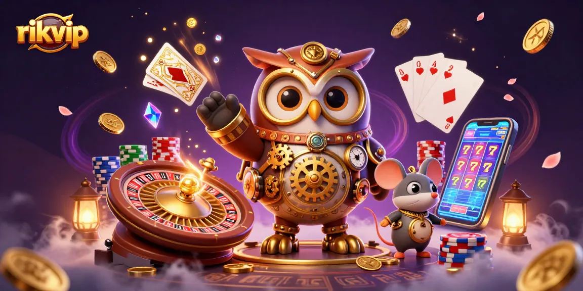 Experience thrilling gameplay at rikvip with vibrant casino elements and captivating characters.