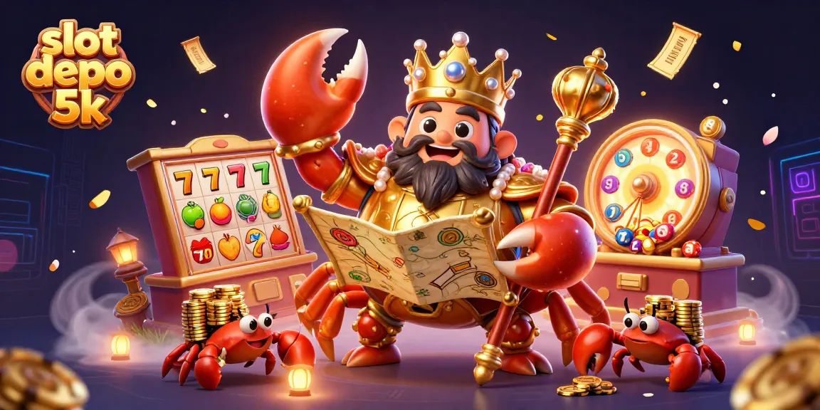 Engage in fun with slot depo 5k featuring dynamic cartoon elements and vibrant casino symbols.