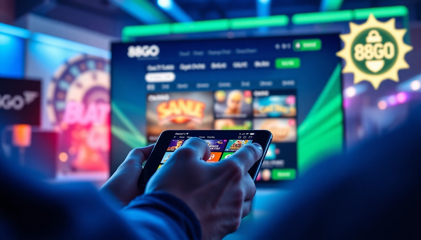 Experience the 88GO platform live with games and secure betting options.