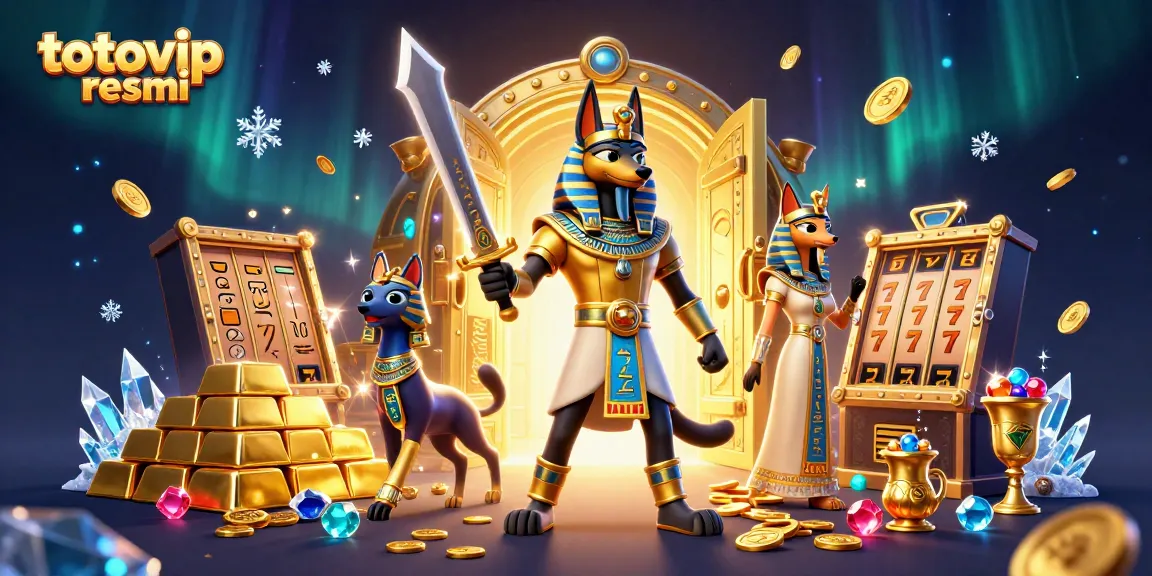 Engage with exciting slots visuals featuring totovip resmi and dynamic gaming elements in 3D.