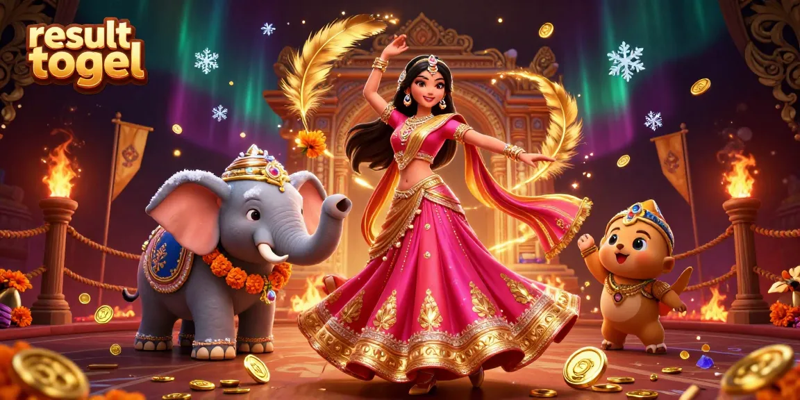 Check the result togel with dazzling visuals and dynamic characters in a vibrant scene.