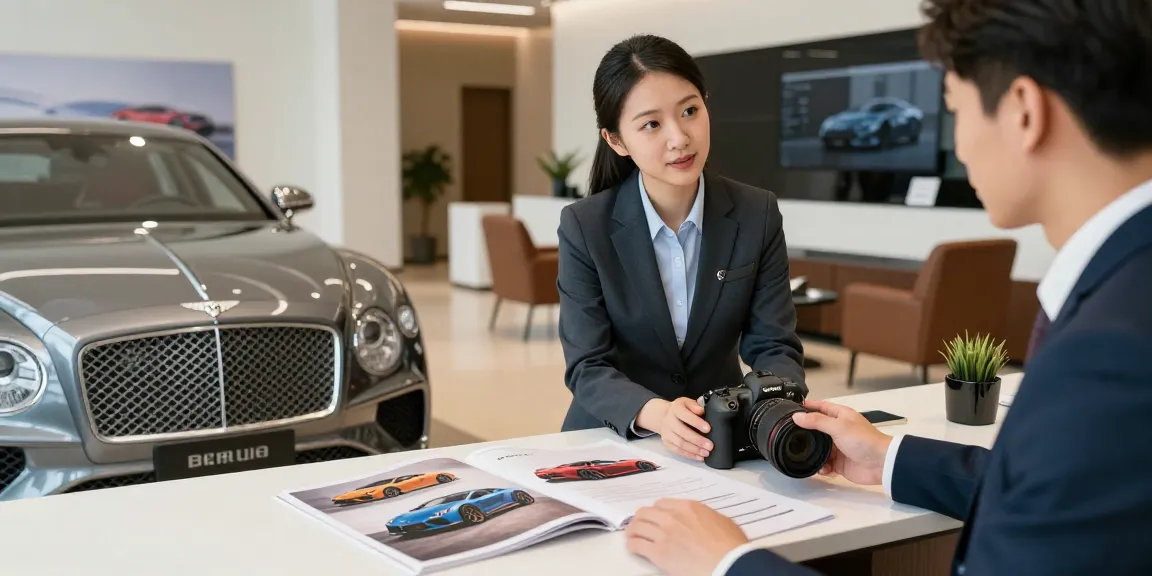 LUXURY 777 pengalaman penyewaan mobil mewah di kantor rental yang elegan.