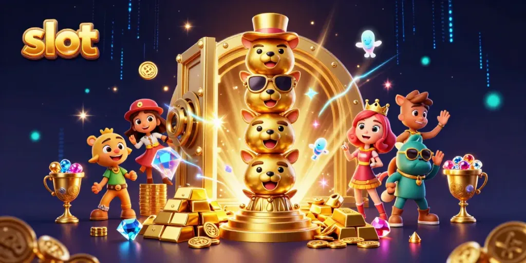 Slot gacor dengan simbol dan elemen keberuntungan, mengundang pemain untuk menang besar.