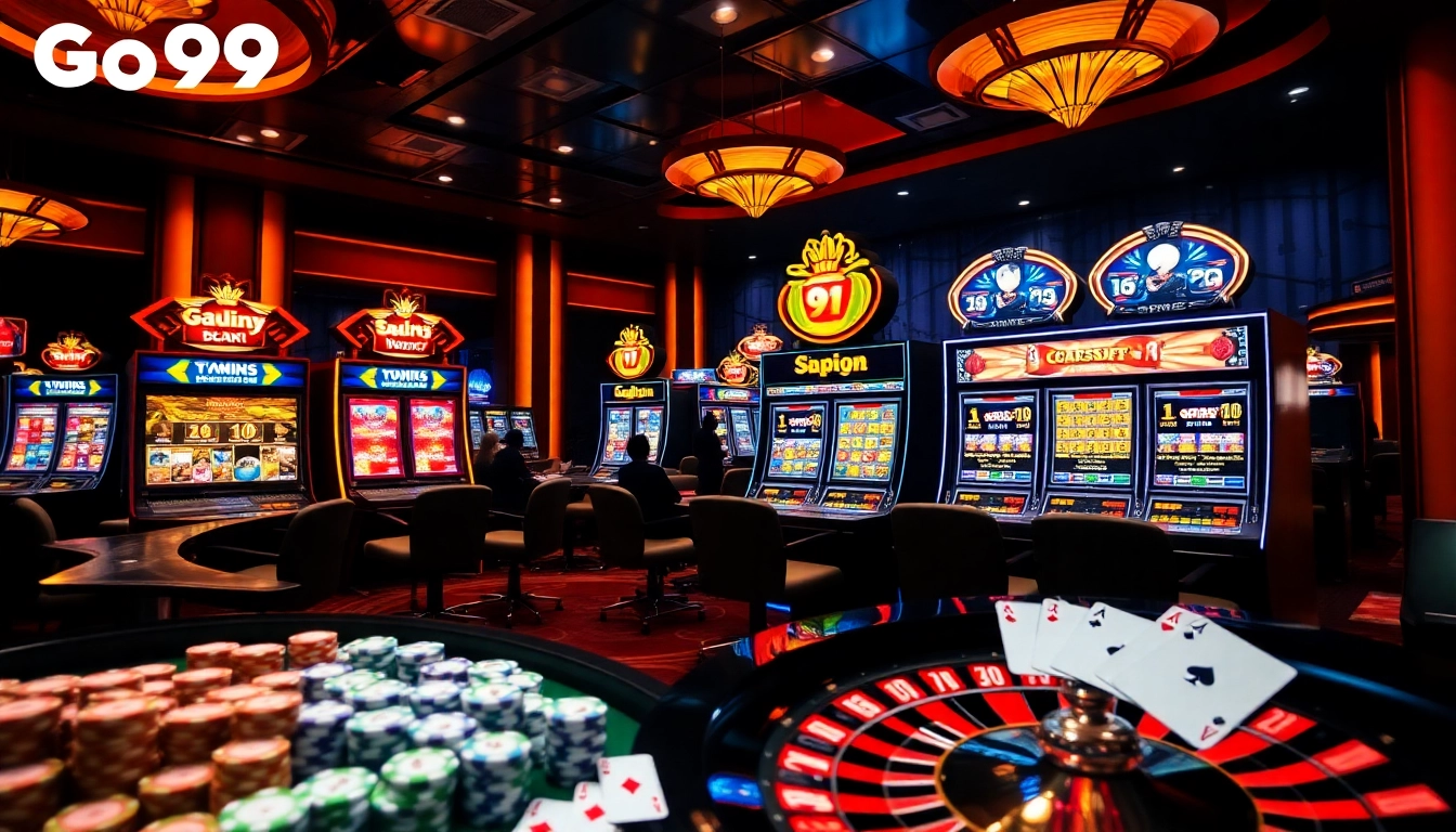 Experience thrilling gameplay at Go99 with vibrant casino games and dealers.