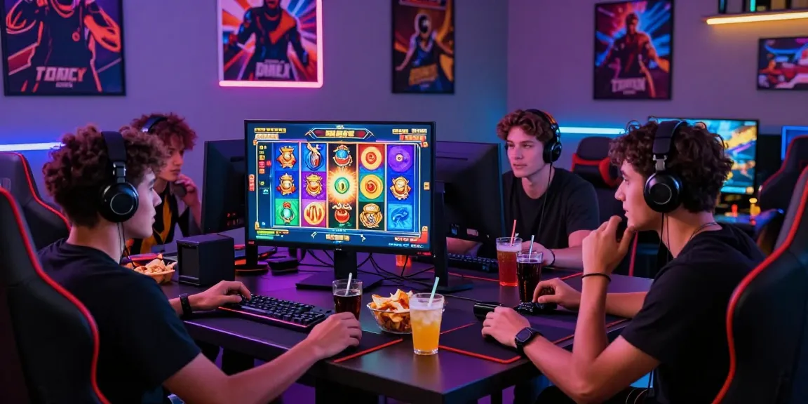 Exciting TEMPOTOTO login experience with friends enjoying vibrant slot games together.