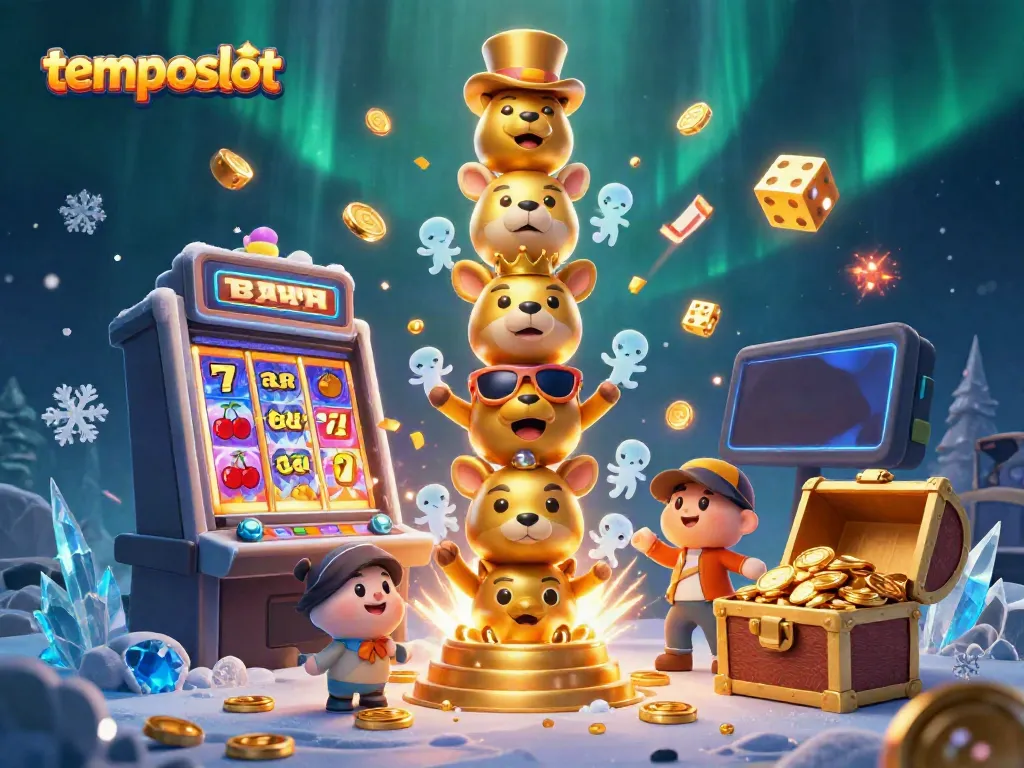 Experience thrilling gameplay at temposlot with vibrant casino elements and a dynamic jackpot scene.