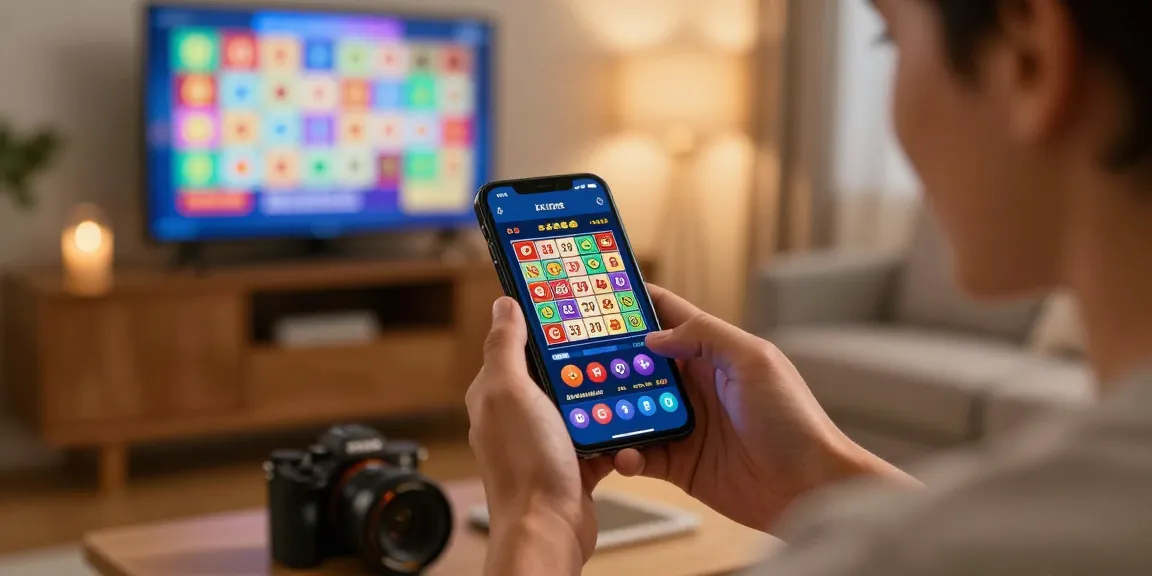 Pengguna rajatogel bersemangat memasang taruhan di aplikasi togel online dengan latar belakang yang nyaman.