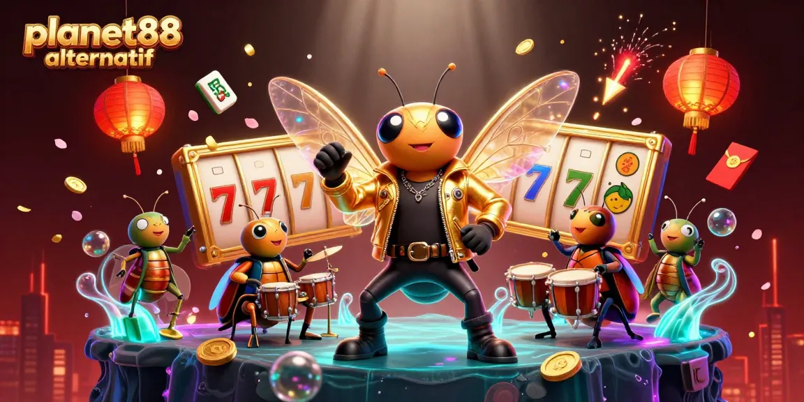 Win big with planet88 alternatif by enjoying a vibrant slot gaming experience under festive lights.