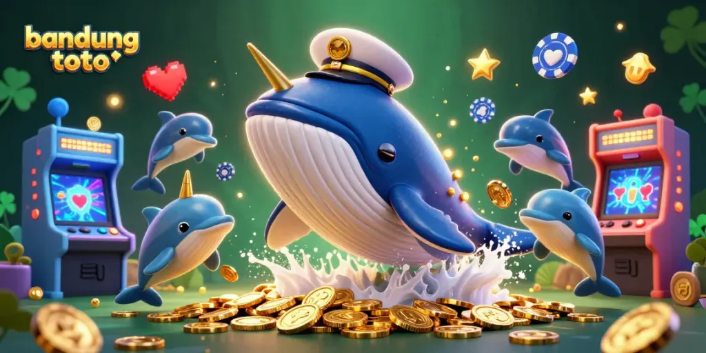 Experience winning thrills with bandung toto's vibrant digital casino adventure illustration.
