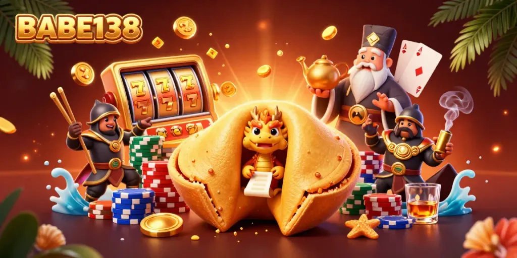 Gambarlah pengalaman bermain di BABE138 dengan jackpot slot berkilau dan simbol kemenangan.