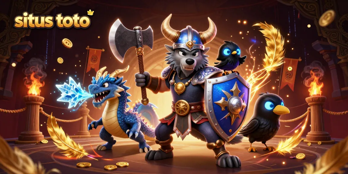 Taruhan situs toto dengan karakter Viking dan naga siap memberikan jackpot menarik