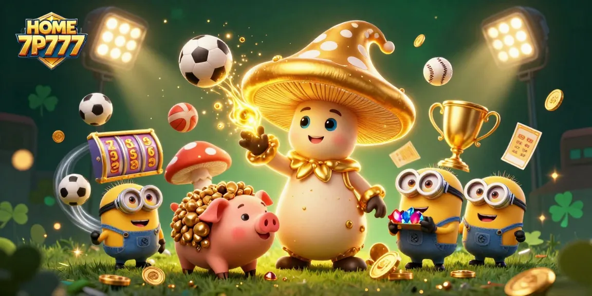 Engage in winning strategies at HOME 7P777 with a magical casino-themed illustration.