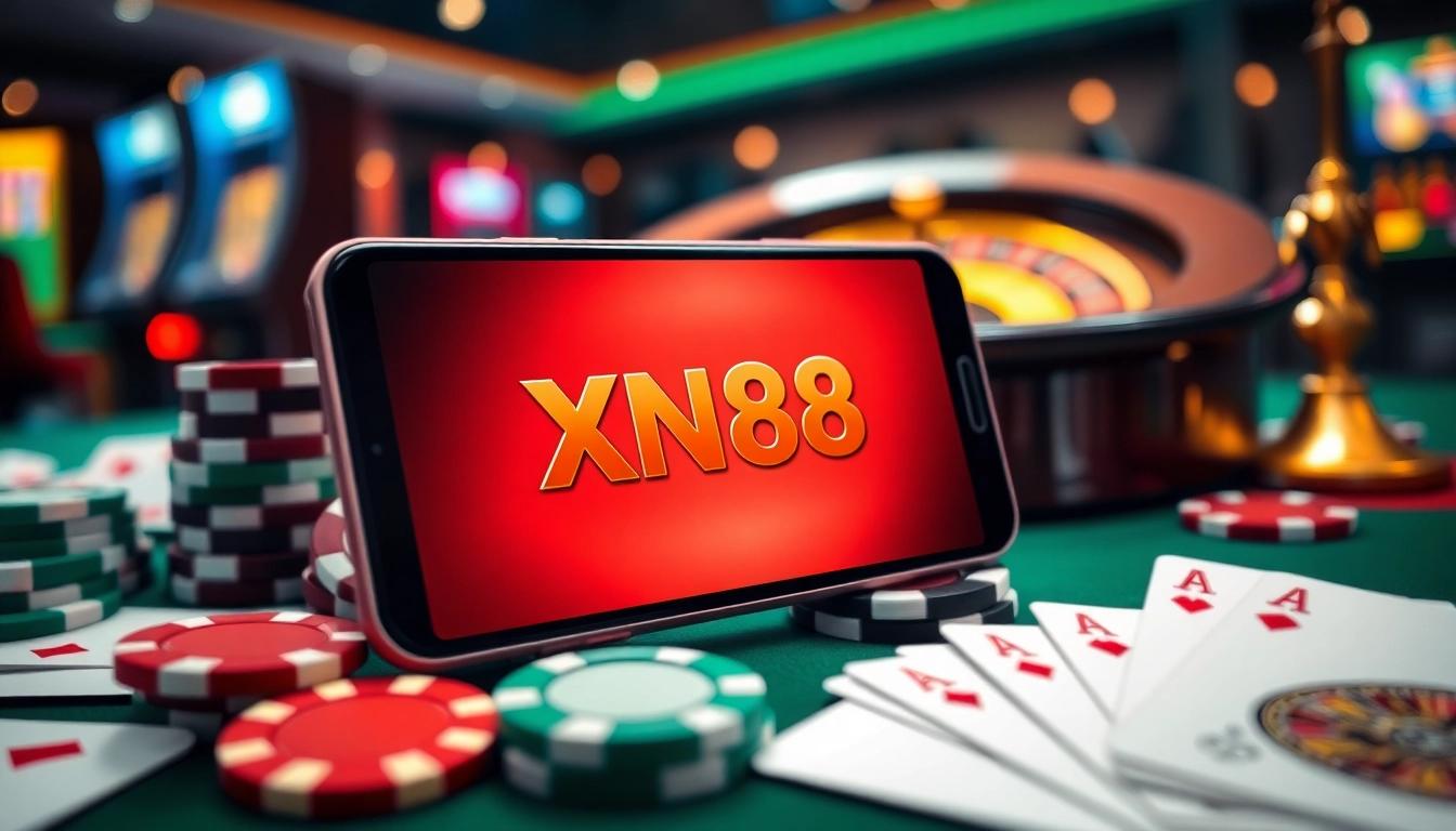 Engage with the thrilling experience of tải app xn88 while enjoying casino games on a smartphone.